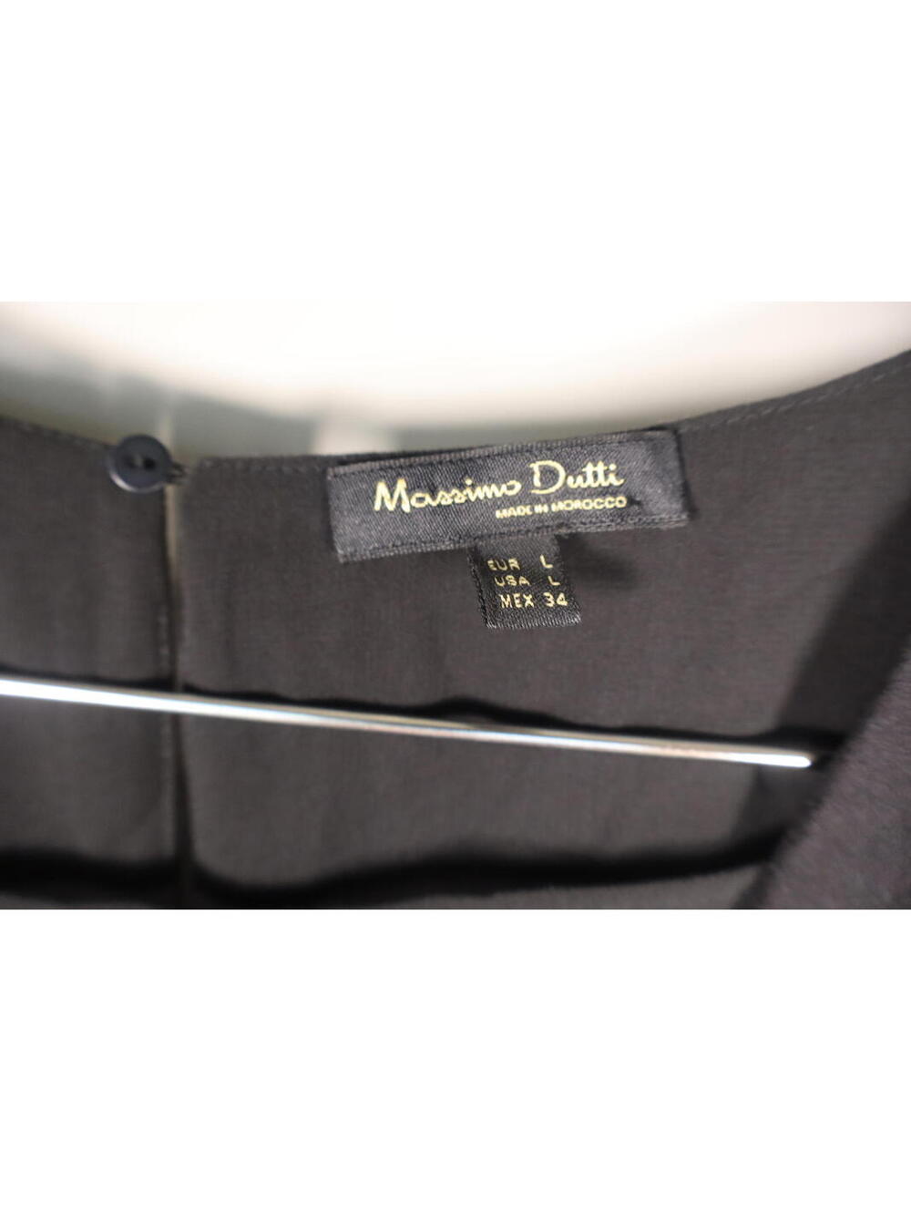 Massimo Dutti black sleeveless top size Large - Picture 4 of 7